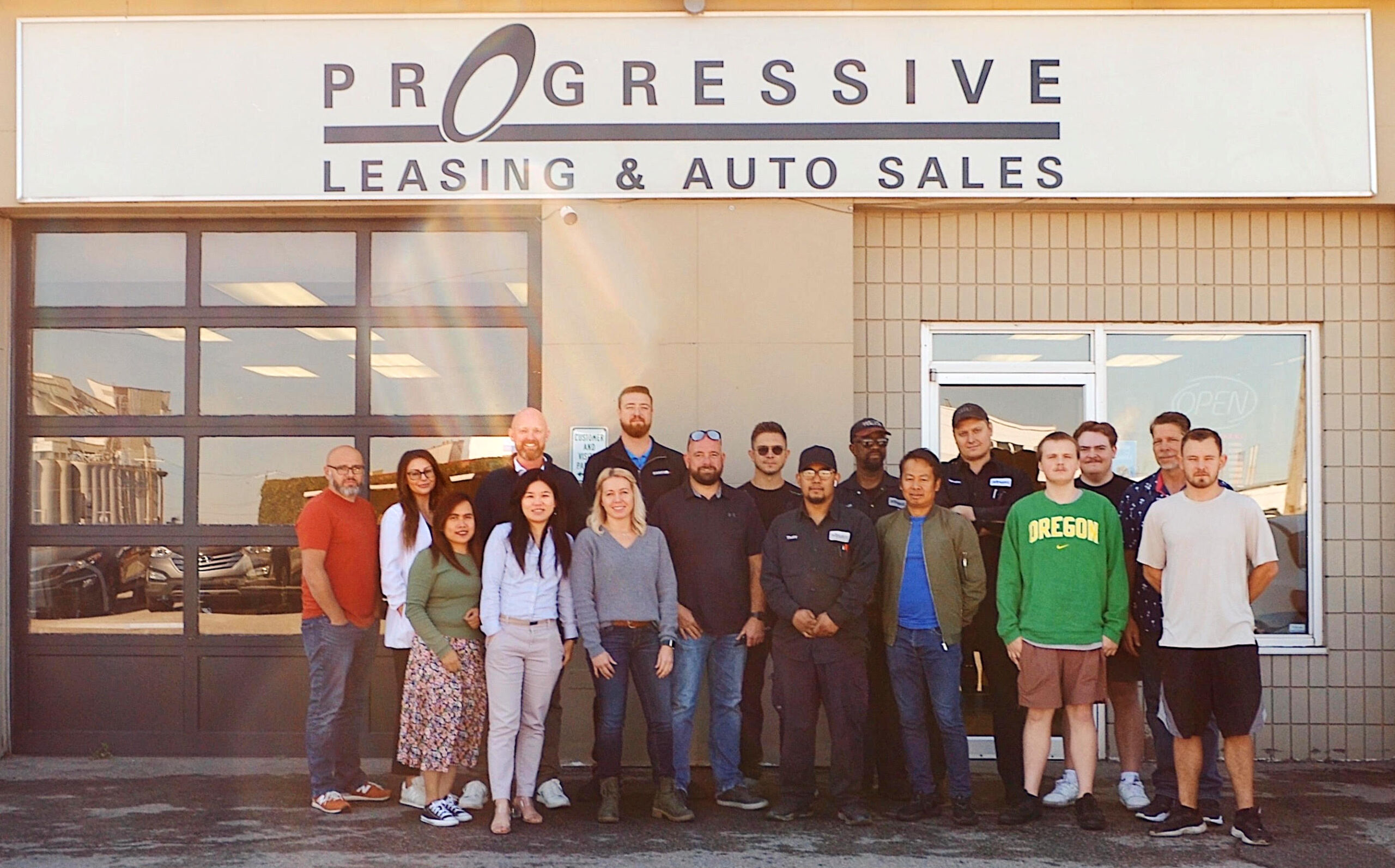 Lease Progressive dealership staff members
